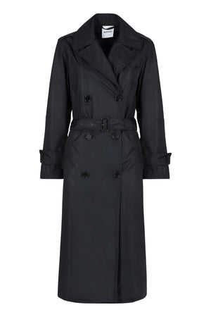 Techno fabric trench coat-0